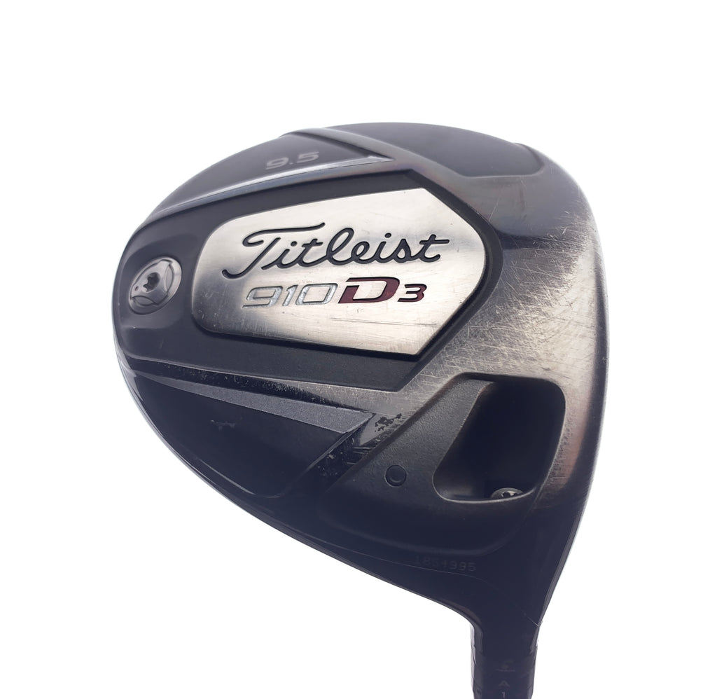 Used Titleist 910 D3 Driver / 9.5 Degrees / Stiff Flex