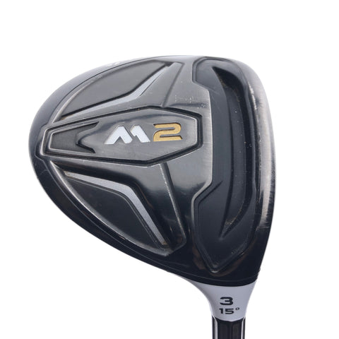 Used TaylorMade M2 2016 3 Fairway Wood / 15.0 Degrees / Stiff Flex