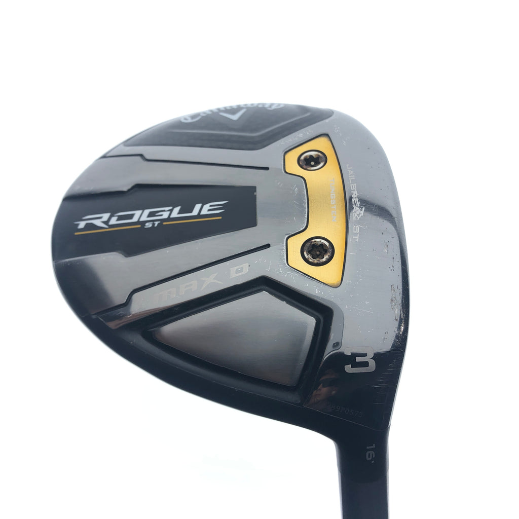 Used Callaway Rogue ST MAX D 3 Fairway Wood / 16.0 Degrees / Regular Flex