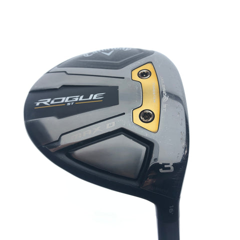 Used Callaway Rogue ST MAX D 3 Fairway Wood / 16.0 Degrees / Regular Flex