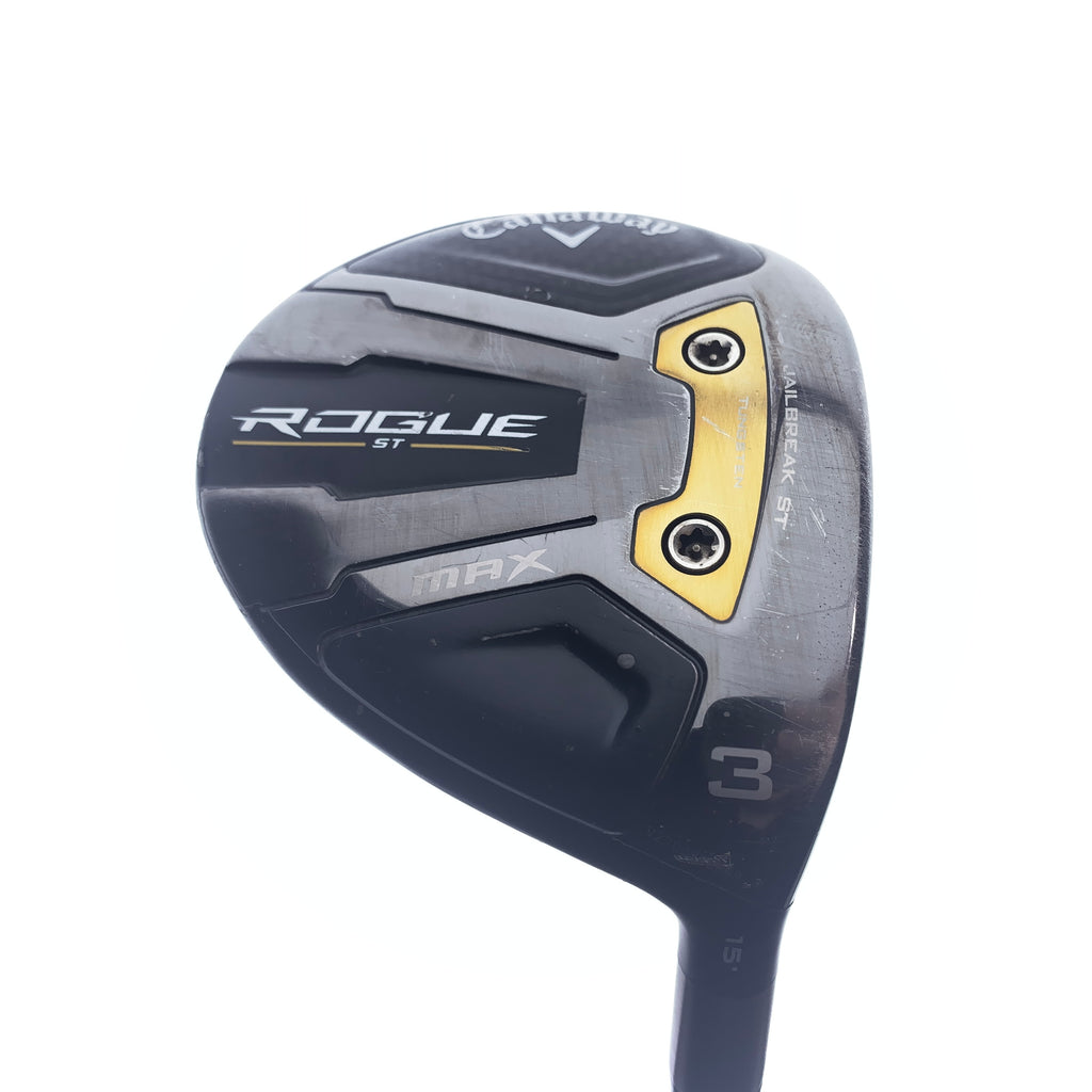 Used Callaway Rogue ST MAX 3 Fairway Wood / 15.0 Degrees / Regular Flex