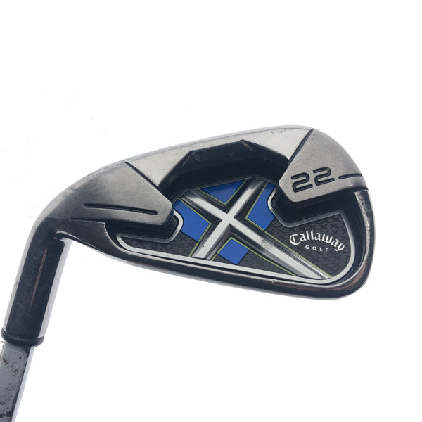 Used Callaway X-22 6 Iron / 30 Degrees / Uniflex Flex / Left-Handed