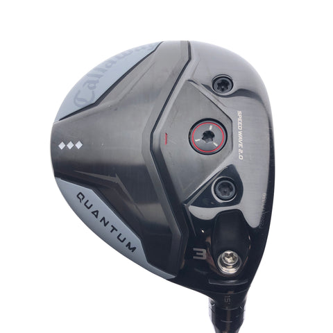 Used Callaway Quantum Triple Diamond 3 Fairway Wood / 15.0 Degrees / Stiff Flex