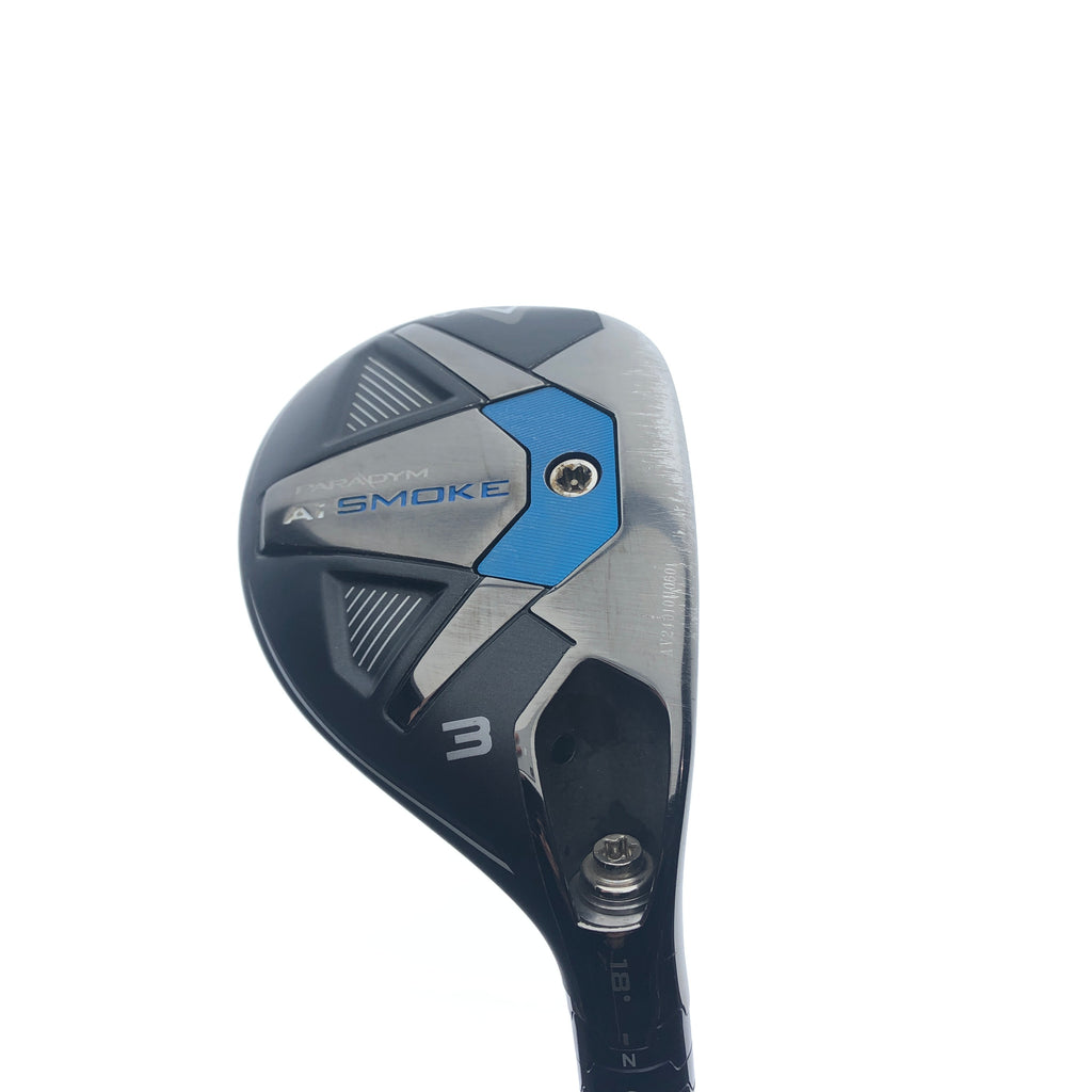Used Callaway Paradym Ai Smoke 3 Hybrid / 18.0 Degrees / Stiff Flex