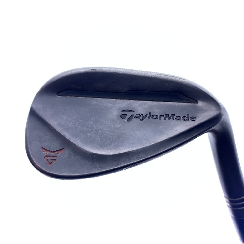 Used TaylorMade Milled Grind 2 Black Gap Wedge / 50.0 Degrees / Wedge Flex