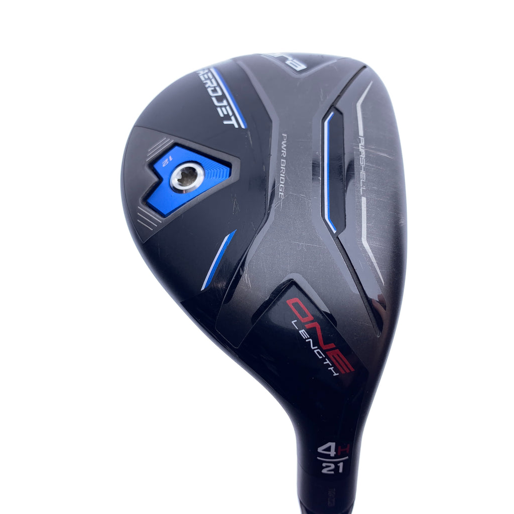 Used Cobra Aerojet One Length 4 Hybrid / 21.0 Degrees / Regular Flex