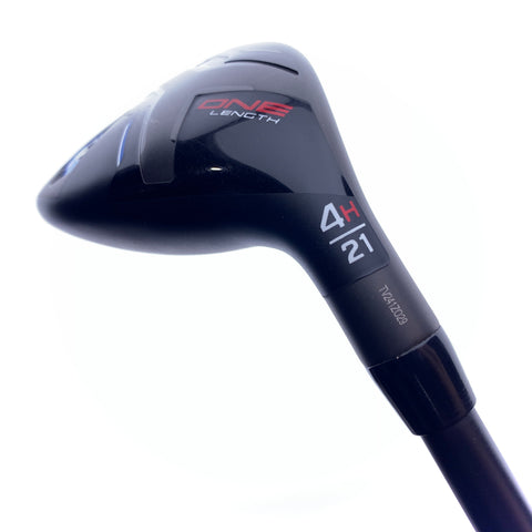 Used Cobra Aerojet One Length 4 Hybrid / 21.0 Degrees / Regular Flex