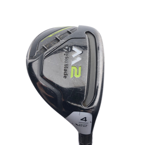 Used TaylorMade M2 2017 4 Hybrid / 22.0 Degrees / Regular Flex
