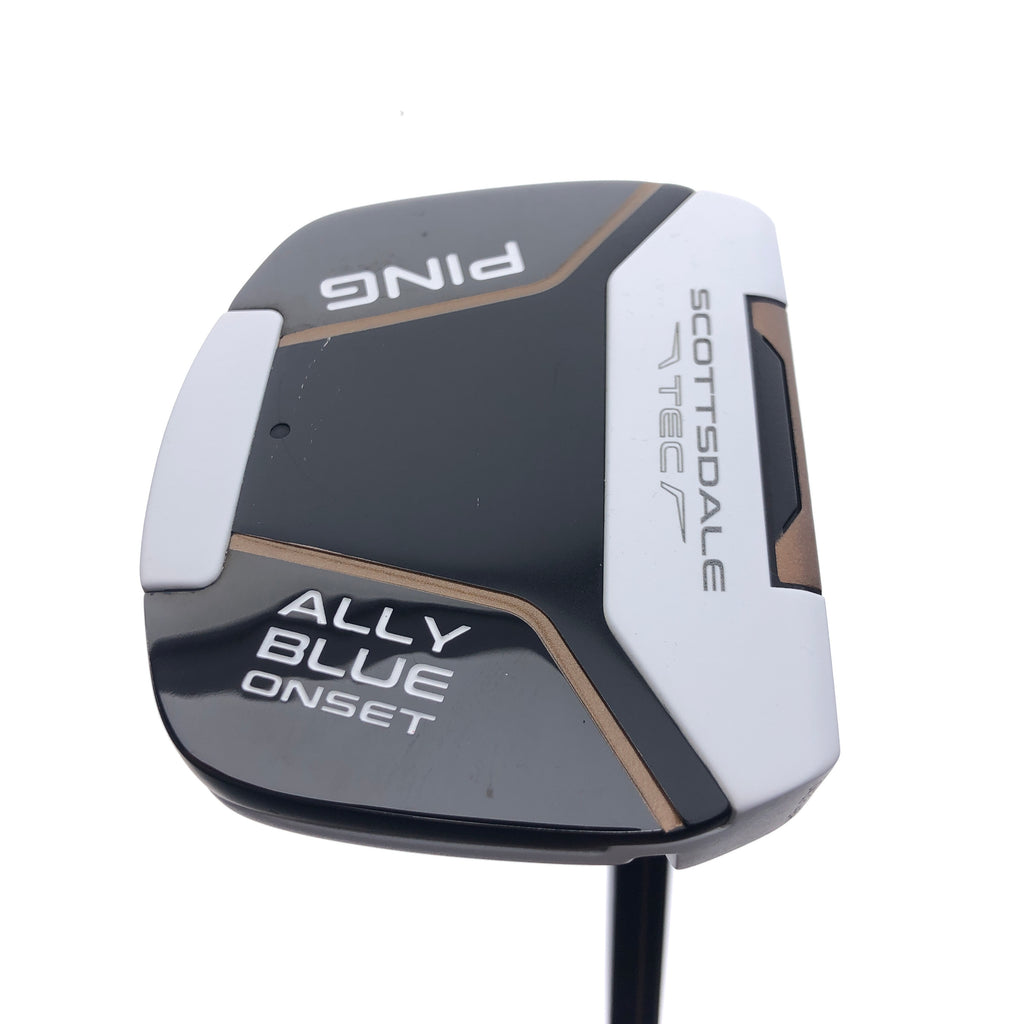 Used Ping Scottsdale Tec Ally Blue Onset Putter / 34.00 Inches