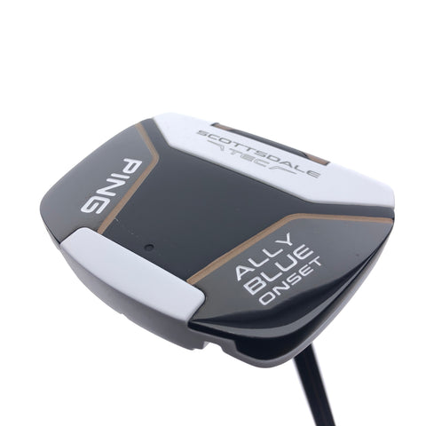 Used Ping Scottsdale Tec Ally Blue Onset Putter / 34.00 Inches