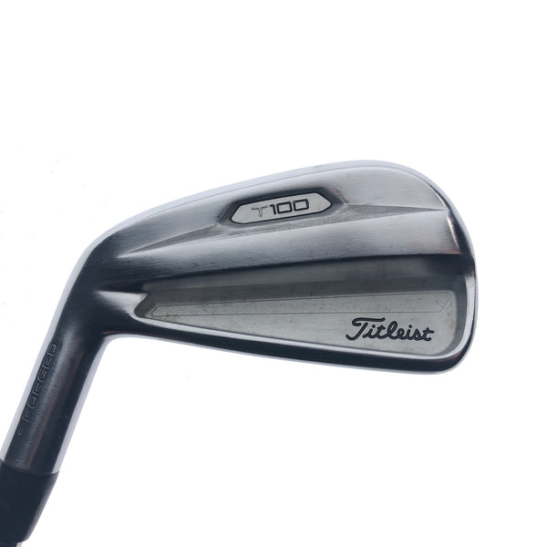 Used Titleist T100 2021 3 Iron / 21 Degrees / X-Stiff Flex / Left-Handed