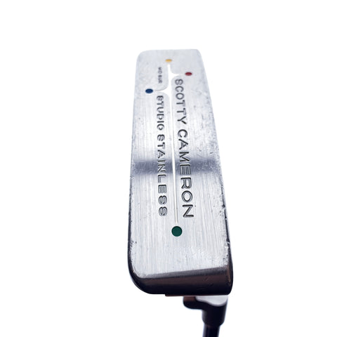 Used Scotty Cameron Studio Stainless Mid Sur Putter / 40.5 Inches