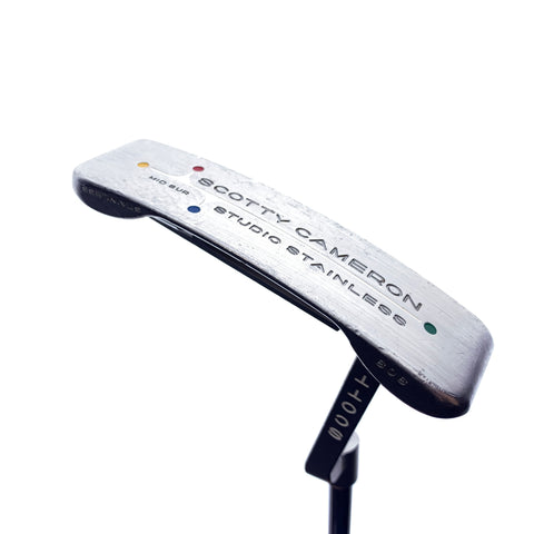 Used Scotty Cameron Studio Stainless Mid Sur Putter / 40.5 Inches