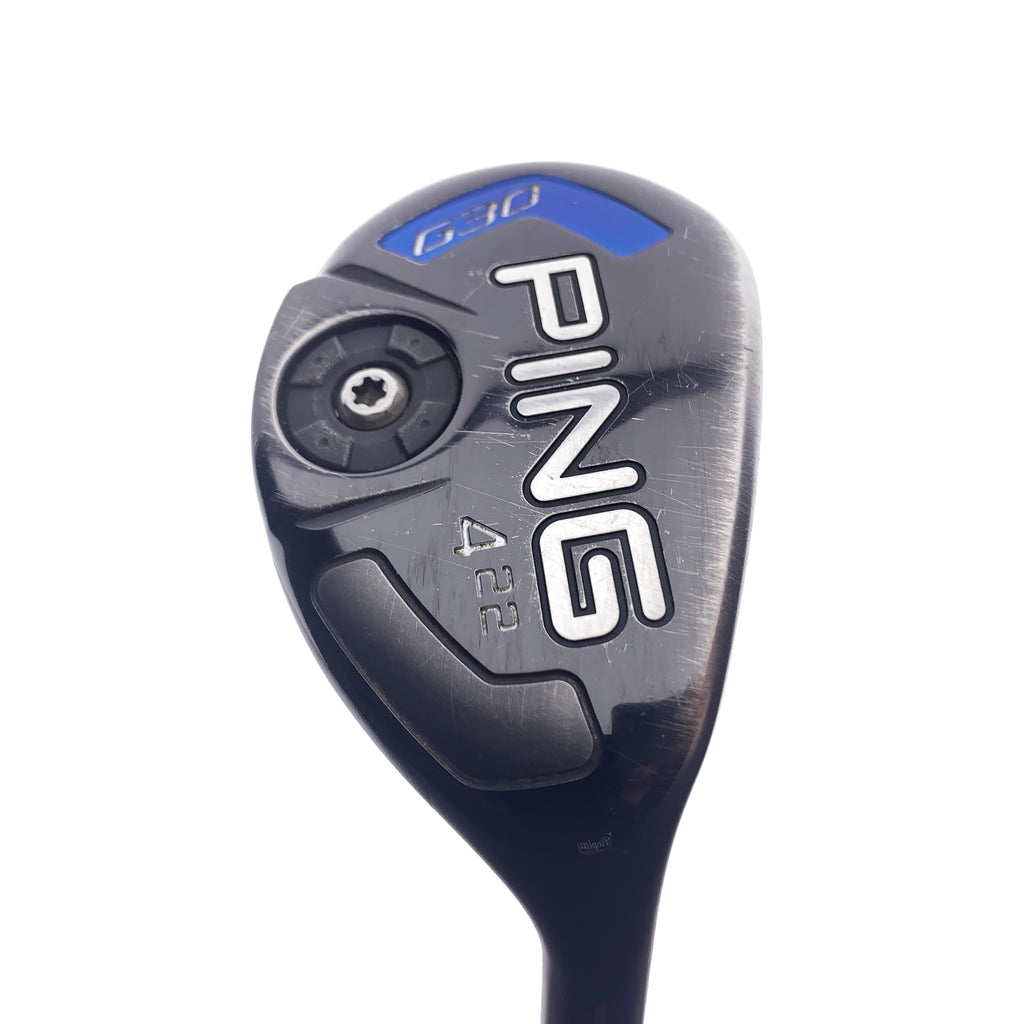 Used Ping G30 4 Hybrid / 22.0 Degrees / Regular Flex
