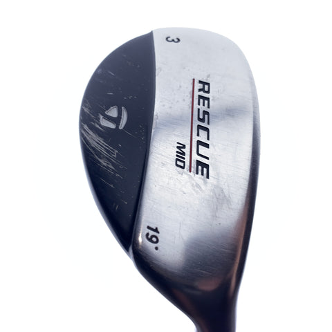 Used TaylorMade Rescue Mid 3 Hybrid / 19.0 Degrees / Regular Flex