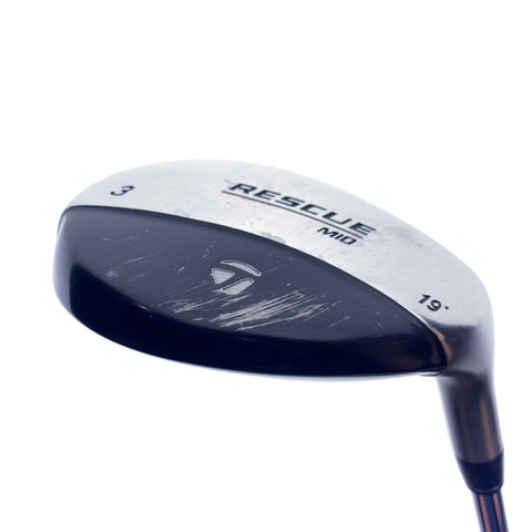 Used TaylorMade Rescue Mid 3 Hybrid / 19.0 Degrees / Regular Flex