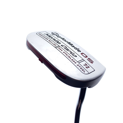 Used TaylorMade OS Monte Carlo 72 Putter / 34.0 Inches