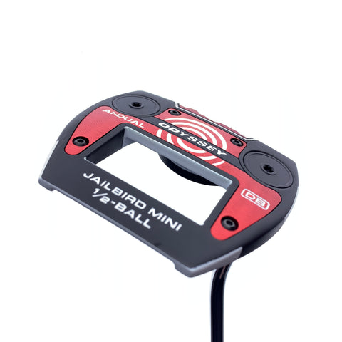 Used Odyssey Ai-Dual Jailbird Mini 1/2 Ball Putter / 34.5 Inches