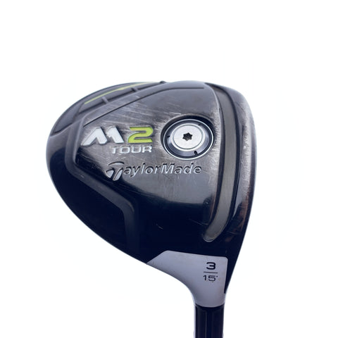 Used TaylorMade M2 Tour 2017 3 Fairway Wood / 15.0 Degrees / Stiff Flex