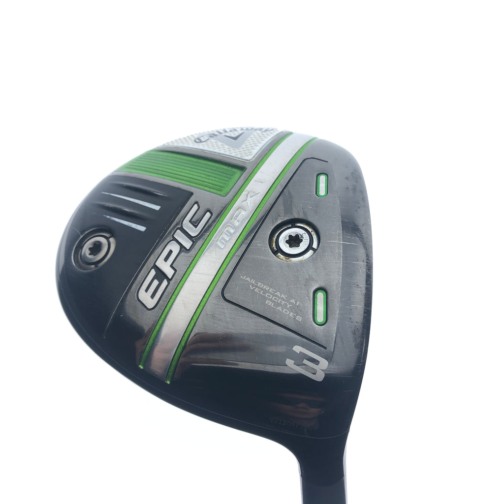 Used Callaway Epic Max 3 Fairway Wood / 15.0 Degrees / Regular Flex
