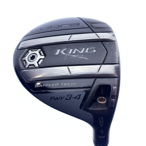 Used Cobra King F8 3 - 4 Fairway Wood / 17.0 Degrees / Regular Flex