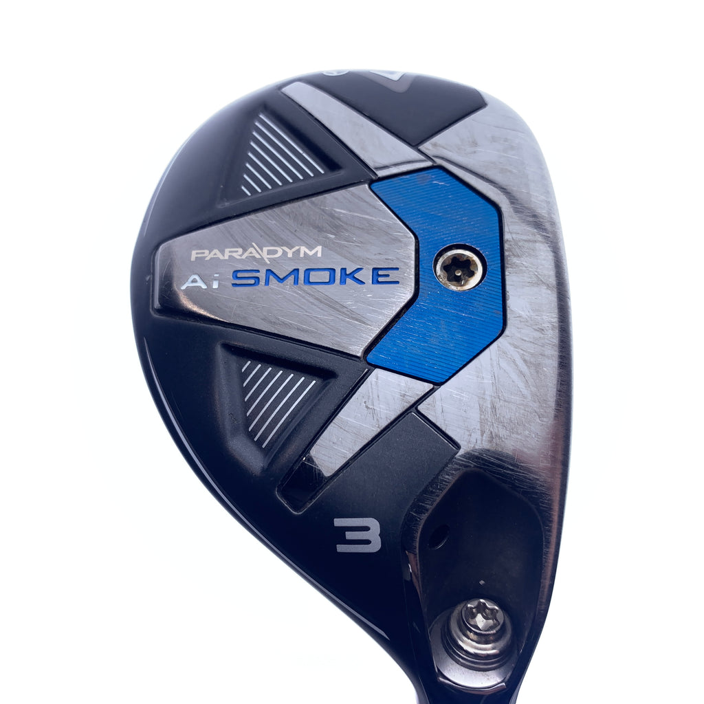 Used Callaway Paradym Ai Smoke 3 Hybrid / 18.0 Degrees / Stiff Flex