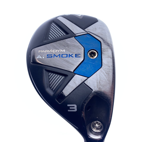 Used Callaway Paradym Ai Smoke 3 Hybrid / 18.0 Degrees / Stiff Flex