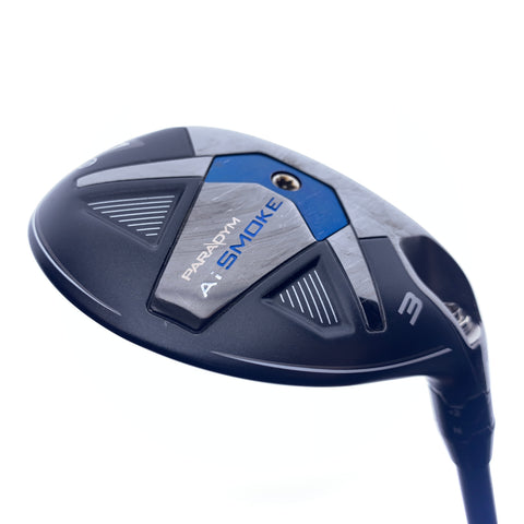 Used Callaway Paradym Ai Smoke 3 Hybrid / 18.0 Degrees / Stiff Flex