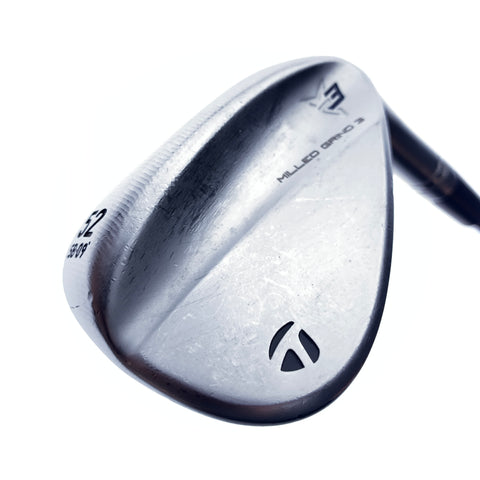 Used TaylorMade Milled Grind 3 Gap Wedge / 52.0 Degrees / Stiff Flex