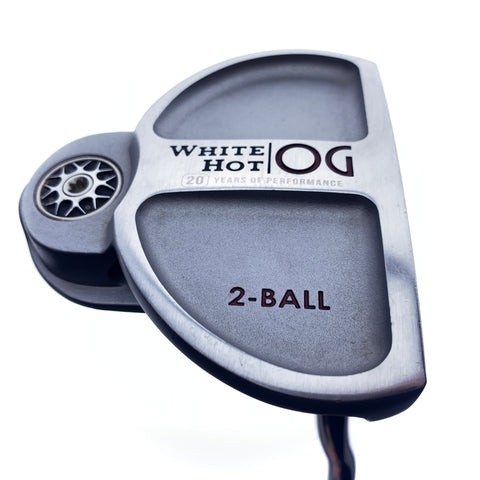 Used Odyssey White Hot OG 2-Ball Putter / 34.0 Inches