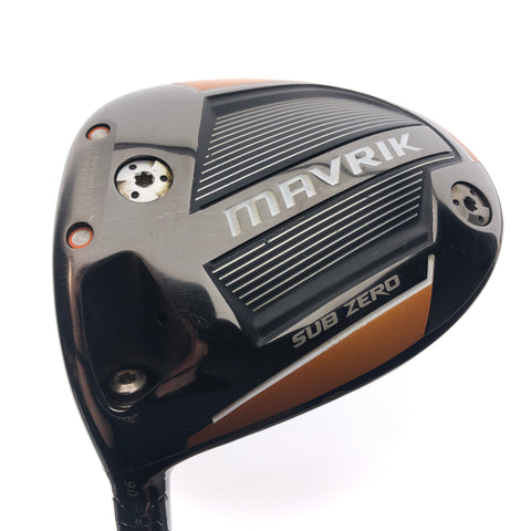 Used Callaway Mavrik Subzero Driver / 9.0 Degrees / Stiff Flex / Left-Handed - Replay Golf 