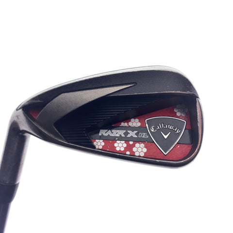 Used Callaway Razr X HL 6 Iron / 28 Degrees / Ladies Flex / Left-Handed