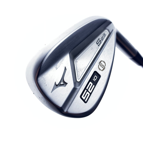 Used Mizuno S23 White Satin Gap Wedge / 52.0 Degrees / Wedge Flex