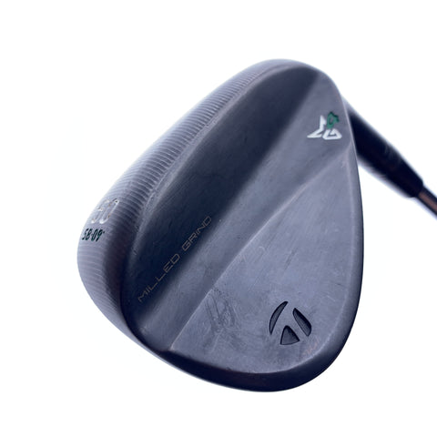 Used TaylorMade Milled Grind 4 Black Gap Wedge / 50.0 Degrees / Stiff Flex