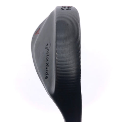 Used TaylorMade Milled Grind 2 Black Gap Wedge / 52.0 Degrees / Stiff Flex