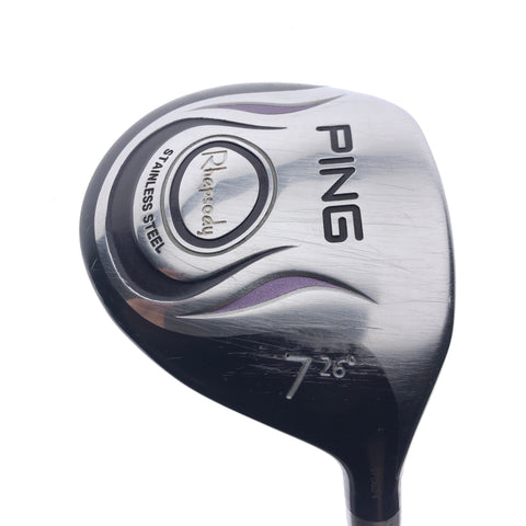 Used Ping Rhapsody 2008 7 Fairway Wood / 26.0 Degrees / Ladies Flex