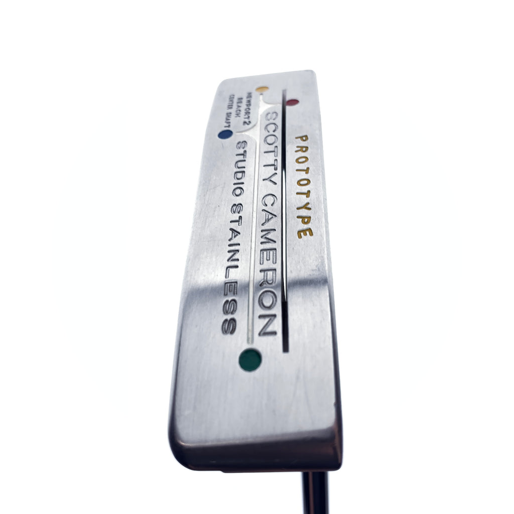 Used Scotty Cameron Studio Stainless Newport2 Centreshaft Prototype Putter/35.0