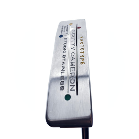 Used Scotty Cameron Studio Stainless Newport2 Centreshaft Prototype Putter/35.0