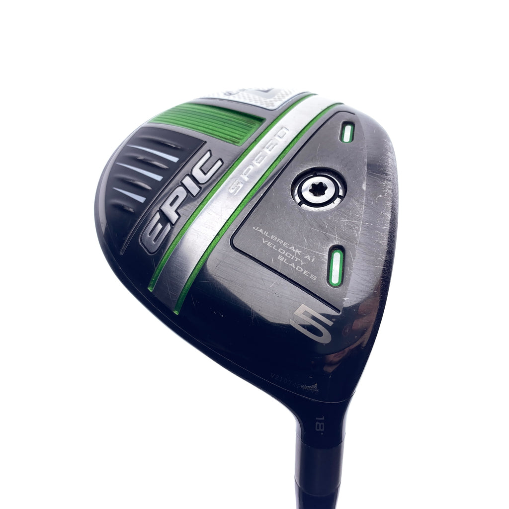Used Callaway Epic Speed 5 Fairway Wood / 18 Degrees / Stiff Flex