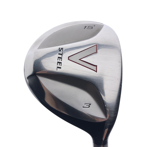 Used TaylorMade V Steel 3 Fairway Wood / 15.0 Degrees / Regular Flex