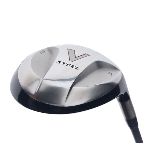 Used TaylorMade V Steel 3 Fairway Wood / 15.0 Degrees / Regular Flex