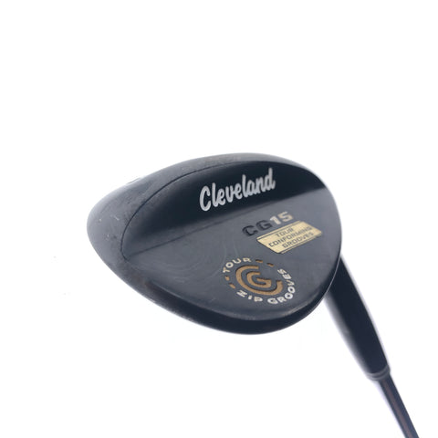 Used Cleveland CG15 Black Pearl Lob Wedge / 60.0 Degrees / Wedge Flex