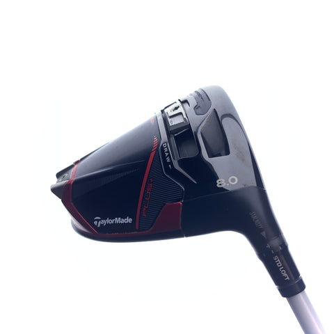 Used TOUR ISSUE TaylorMade Stealth 2 Plus Driver / 8.0 Degrees / Stiff Flex