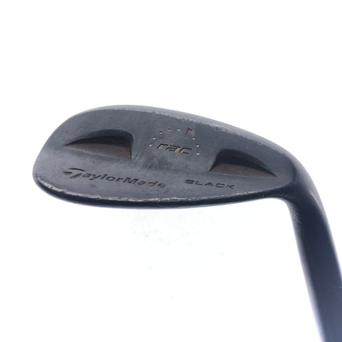 Used TaylorMade RAC Black Lob Wedge / 60.0 Degrees / Wedge Flex