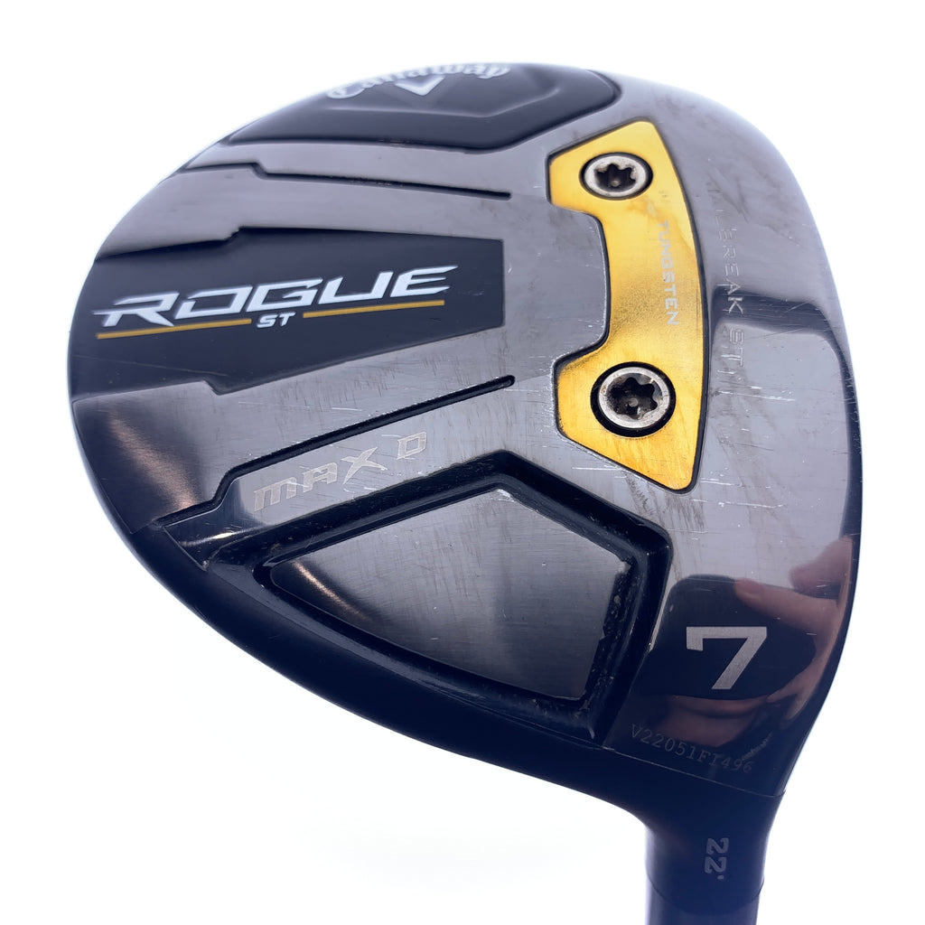 Used Callaway Rogue ST MAX D 7 Fairway Wood / 22.0 Degrees / Ladies Flex