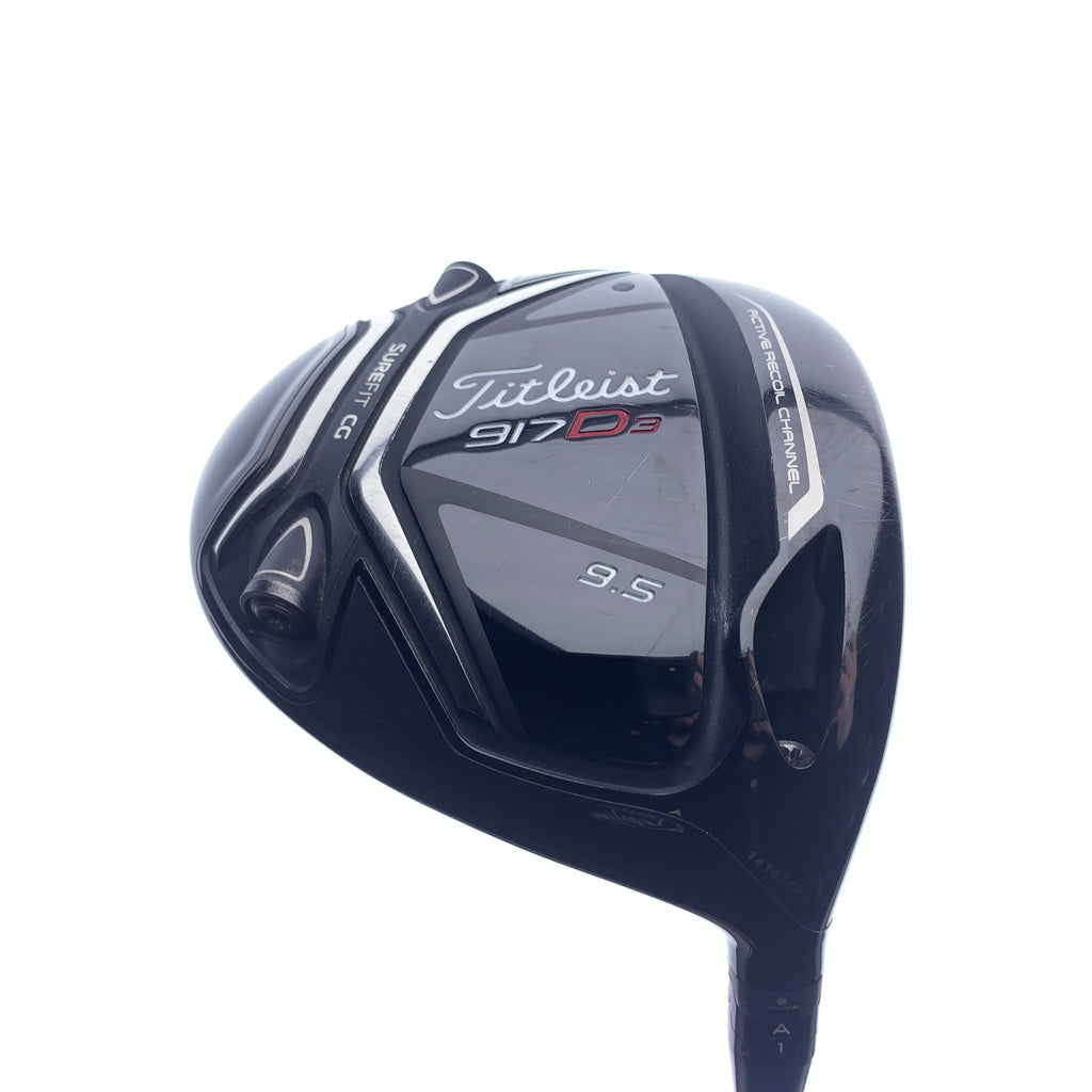 Used Titleist 917 D3 Driver / 9.5 Degrees / Stiff Flex / Diamana ZF 60 S