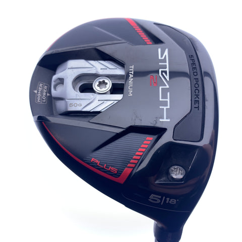 Used TaylorMade Stealth 2 Plus 5 Fairway Wood / 18.0 Degrees / X-Stiff Flex