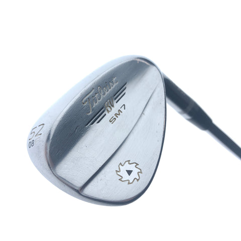 Used Titleist Vokey SM7 Tour Chrome Gap Wedge / 52.0 Degrees / Wedge Flex