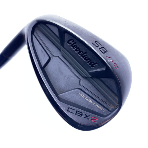 Used Cleveland CBX 2 Black Satin Lob Wedge/58.0 Degrees/Wedge Flex/Left-Handed