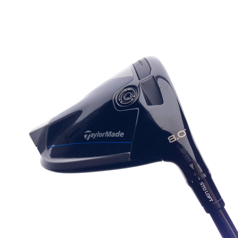Used TOUR ISSUE TaylorMade Qi10 V2 Dot Driver / 8.0 Degrees / Stiff Flex